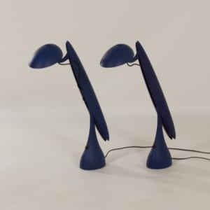 Paar Reiger &#8216;Heron&#8217; Tafellampen van Isao Hosoe voor Luxo, 1990s