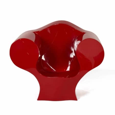 Rode Big Easy Chair van Ron Arad voor Moroso, 2000s