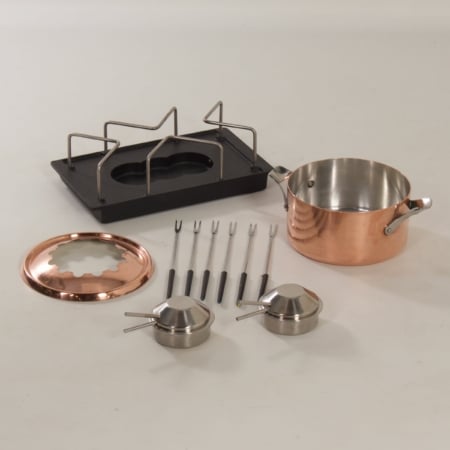 Deense Fondueset van Henning Koppel voor Georg Jensen, 1970s