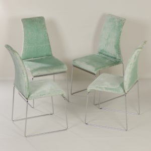 Magnolia Eetkamerstoelen van Kazuhide Takahama voor Dino Gavina, 2000s | Set van 4