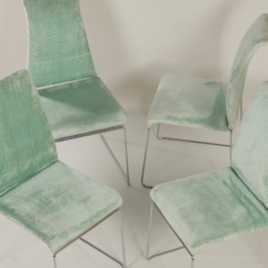 Magnolia Eetkamerstoelen van Kazuhide Takahama voor Dino Gavina, 2000s | Set van 4