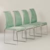 Magnolia Eetkamerstoelen van Kazuhide Takahama voor Dino Gavina, 2000s | Set van 4