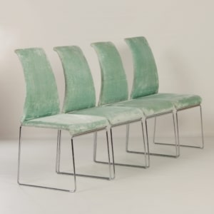 Magnolia Eetkamerstoelen van Kazuhide Takahama voor Dino Gavina, 2000s | Set van 4