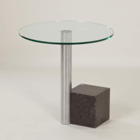 Bijzettafel HK-2 van Hank Kwint voor Metaform, ca. 1980