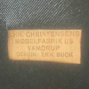Teak Eetkamerstoelen van Erik Buck voor CHR. Christensens, 1960 &#8211; Set van 4