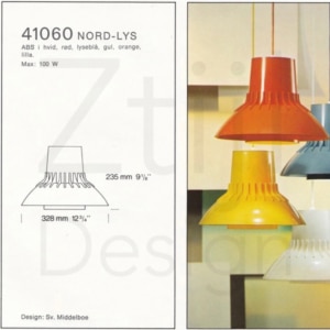 Deense Hanglamp van Svend Middelboe voor Nordisk Solar, 1960s