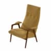Fauteuil SZ25/SZ80 van Hein Stolle voor ’t Spectrum, 1959 – Wengé Hout, Bekleed met Ploegstof