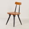 Vroege Pirkka Stoelen van Ilmari Tapiovaara voor Laukaan Puu, 1950s | Set van 3