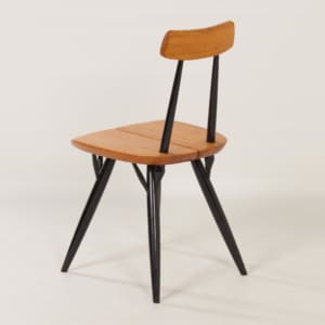 Vroege Pirkka Stoelen van Ilmari Tapiovaara voor Laukaan Puu, 1950s | Set van 3