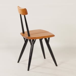 Vroege Pirkka Stoelen van Ilmari Tapiovaara voor Laukaan Puu, 1950s | Set van 3