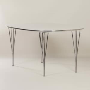 Super Elliptical Eettafel van Piet Hein en Bruno Mathsson voor Fritz Hansen, 1970s