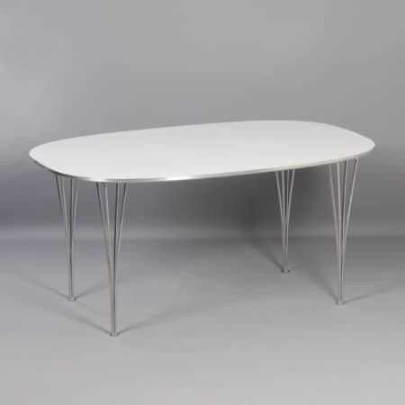 Super Elliptical Eettafel van Piet Hein en Bruno Mathsson voor Fritz Hansen, 1970s