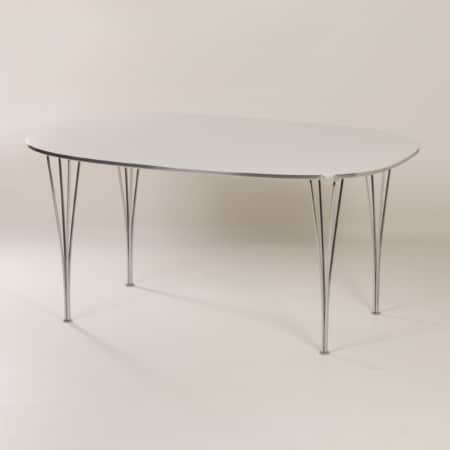 Super Elliptical Eettafel van Piet Hein en Bruno Mathsson voor Fritz Hansen, 1970s