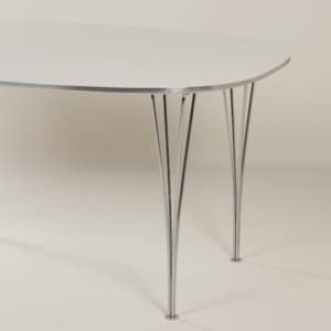 Super Elliptical Eettafel van Piet Hein en Bruno Mathsson voor Fritz Hansen, 1970s