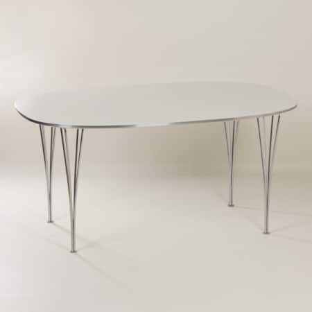 Super Elliptical Eettafel van Piet Hein en Bruno Mathsson voor Fritz Hansen, 1970s