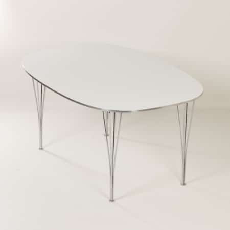 Super Elliptical Eettafel van Piet Hein en Bruno Mathsson voor Fritz Hansen, 1970s