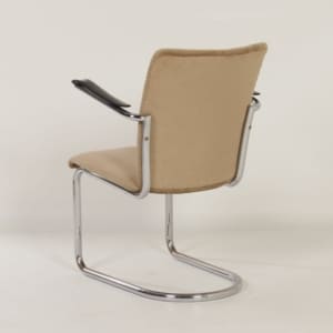 Fauteuil van Toon de Wit voor De Wit, 1940s &#8211; Nieuwe Beige Rib
