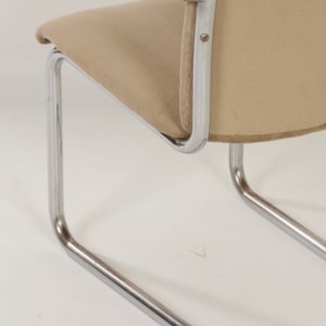 Fauteuil van Toon de Wit voor De Wit, 1940s &#8211; Nieuwe Beige Rib
