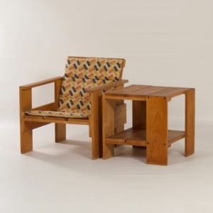 Kratstoel van Gerrit Rietveld voor Cassina, 1980s