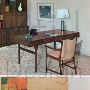 Deens Bureau ND 93/3 van Nanna en Jorgen Ditzel voor Søren Willadsen, 1950s