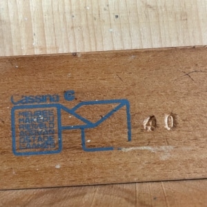 Krat Tafel van Gerrit Rietveld voor Cassina, 1980s
