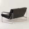 Bankje van Preben Fabricius voor Walter Knoll, 1990s &#8211; Zwart Leer