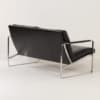Bankje van Preben Fabricius voor Walter Knoll, 1990s &#8211; Zwart Leer