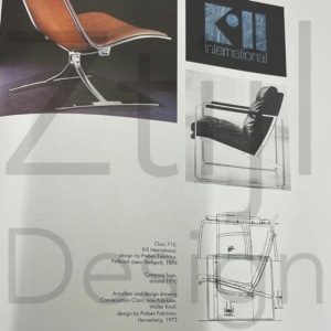 Bankje van Preben Fabricius voor Walter Knoll, 1990s &#8211; Zwart Leer