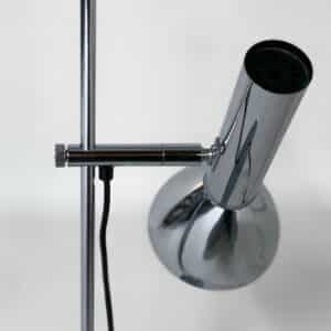 Chromen Tafellamp van Hustadt Leuchten, 1970s