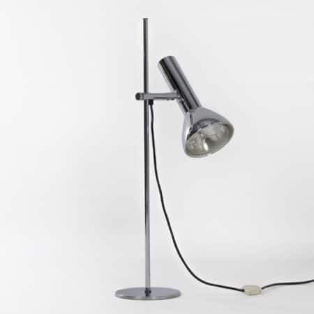 Chromen Tafellamp van Hustadt Leuchten, 1970s