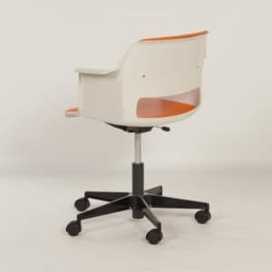 Bureaustoel 2712 van A. Cordemeyer voor Gispen, 1970s | Oranje