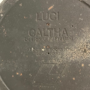 Vloerlamp &#8220;Caltha&#8221; van G.F. Frattini voor Luci Italië, 1980s