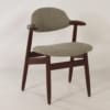 Teakhouten Koehoorn Stoel voor Hulmefa, 1960s