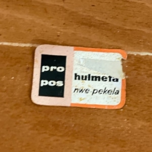 Teakhouten Koehoorn Stoel voor Hulmefa, 1960s