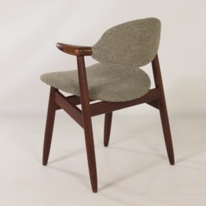 Teakhouten Koehoorn Stoel voor Hulmefa, 1960s