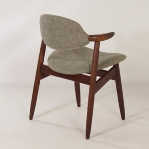 Teakhouten Koehoorn Stoel voor Hulmefa, 1960s