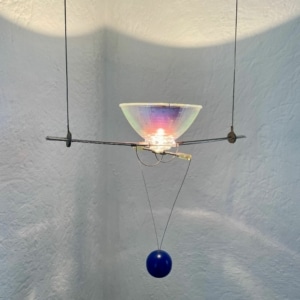 Kunstwerk &amp; Lichtsculptuur &#8220;Ilo Ilu&#8221; van Ingo Maurer en Ontwerp Team, 1980s