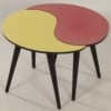 Unieke Set Yin-Yang Salon-, Bijzettafels, 1950s
