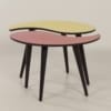 Unieke Set Yin-Yang Salon-, Bijzettafels, 1950s
