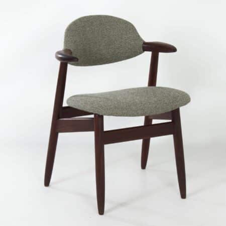 Teakhouten Koehoorn Stoel voor Hulmefa, 1960s