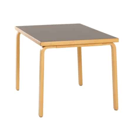 Mid-century Tafel van Alvar Aalto voor Artek, 1950s – Met Nieuwe Linoleum Toplaag