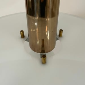 Zweedse Hanglamp van Messing en Perspex van Asea, 1960s