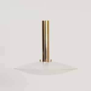 Zweedse Hanglamp van Messing en Perspex van Asea, 1960s