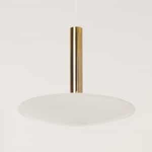 Zweedse Hanglamp van Messing en Perspex van Asea, 1960s