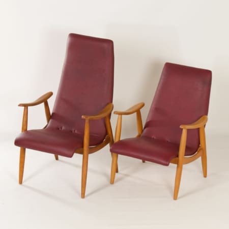 Set Fauteuils van Louis van Teeffelen voor Webe, 1960s