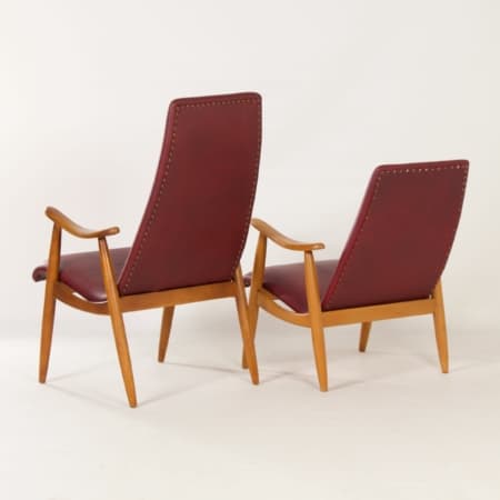 Set Fauteuils van Louis van Teeffelen voor Webe, 1960s