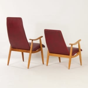 Set Fauteuils van Louis van Teeffelen voor Webe, 1960s