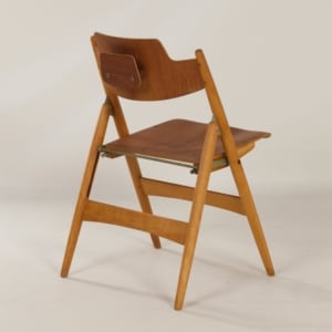 Houten Klapstoel SE 18 van Egon Eiermann voor Wilde + Spieth, 1960s | Beukenhout + Teak