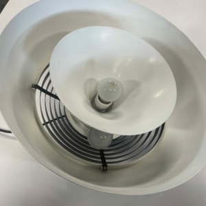 AJ Hanglamp van Arne Jacobsen voor Louis Poulsen, 1970s | Bruin