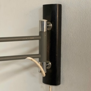 Verstelbare Wandlamp NX 230E/00 in Chroom van Philips, 1960s